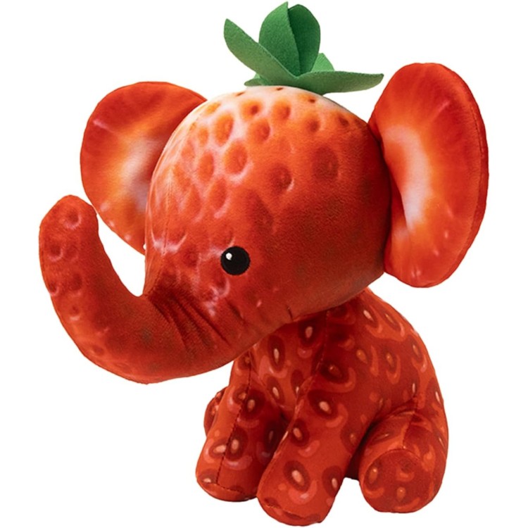Foodibles Large Scented Plush - Strawberry Elephant