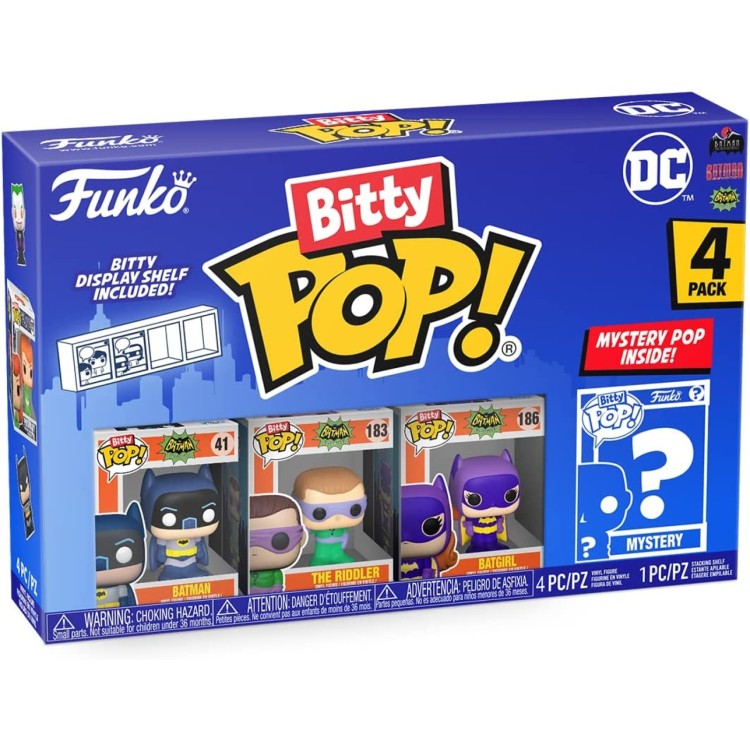 Funko Bitty POP DC 4 Pack - Batman / Batgirl / Riddler