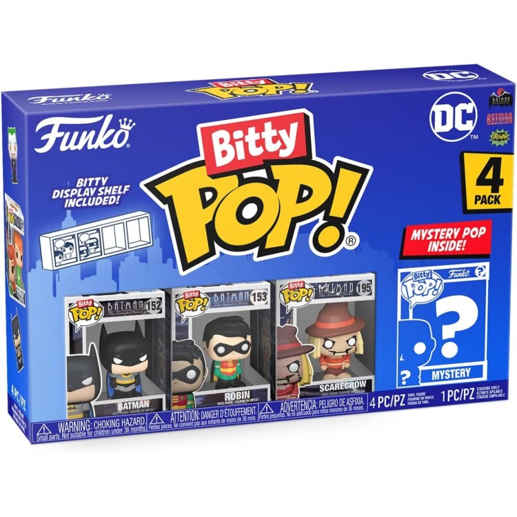 Funko Bitty POP DC 4 Pack - Batman / Robin / Scarecrow