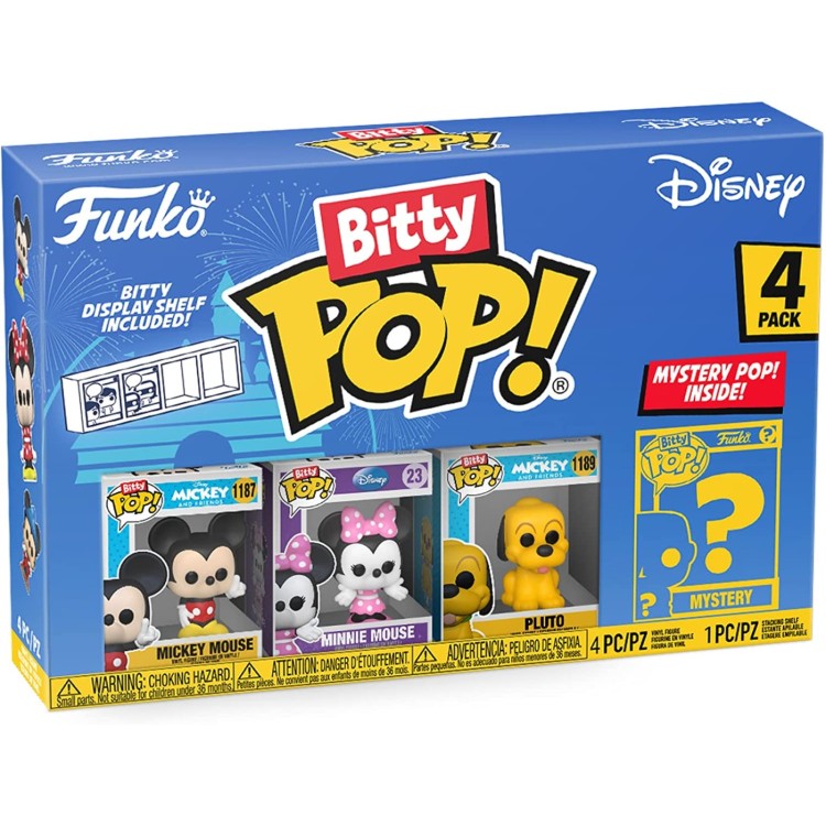 Funko Bitty POP Disney Classic 4 Pack - Mickey Mouse / Minnie Mouse / Pluto