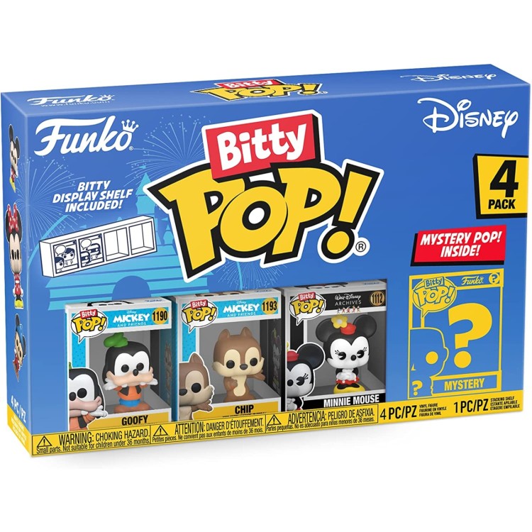 Funko Bitty POP Disney Classic 4 Pack - Goofy / Chip / Minnie Mouse