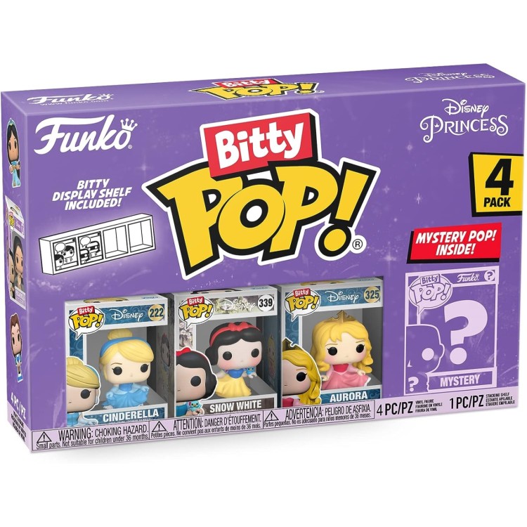 Funko Bitty POP Disney Princess 4 Pack - Cinderella / Snow White / Aurora