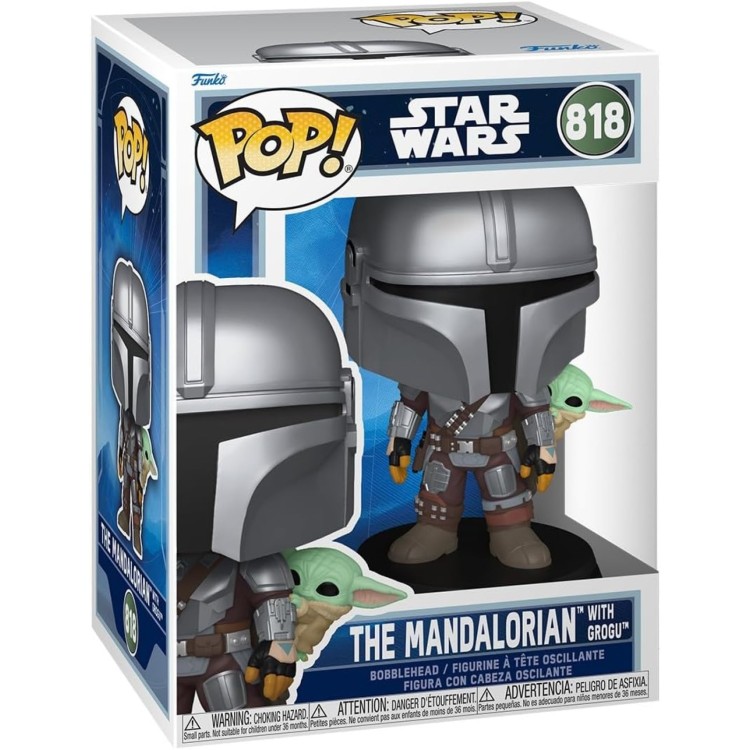 Funko POP Star Wars 818 The Mandalorian with Grogu
