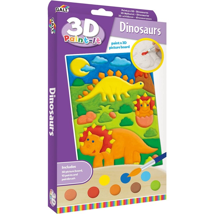 Galt 3D Paint-It Dinosaurs