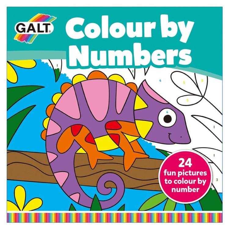Galt Colour by Numbers Book