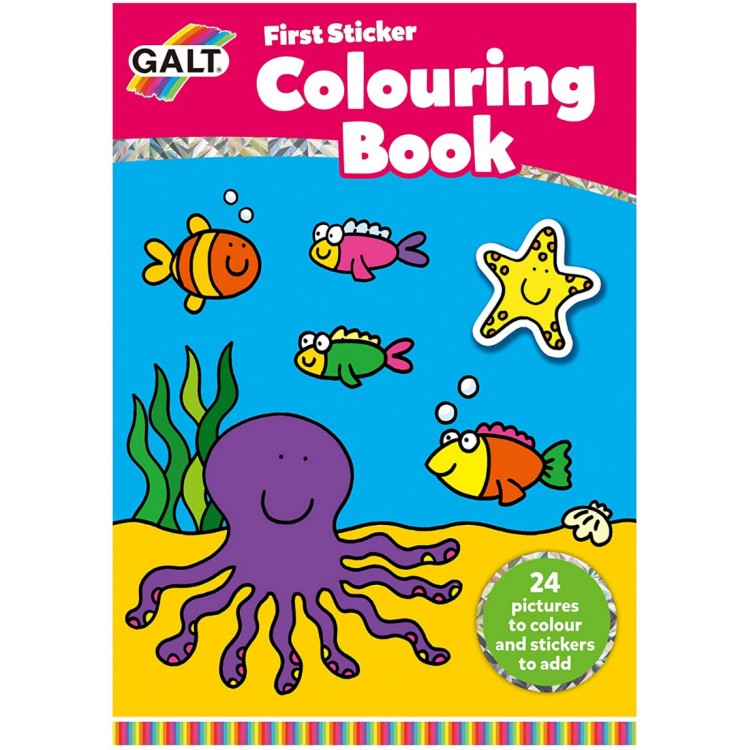 Galt First Sticker Colouring Book