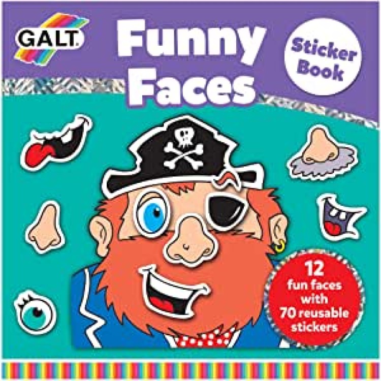 Galt Funny Faces Sticker Book