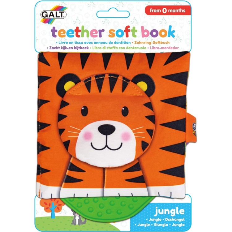 Galt Teether Soft Book - Jungle