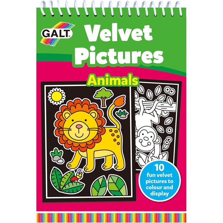 Galt Velvet Pictures Pad - Animals