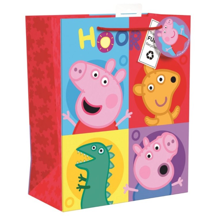 Giftmaker Peppa Pig Gift Bag Large