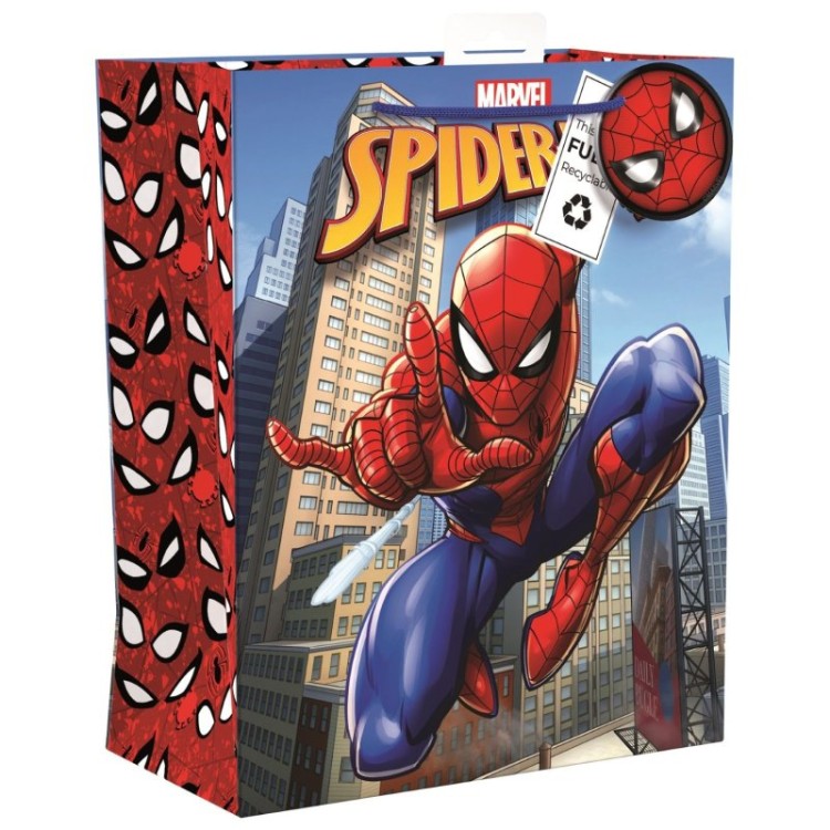 Giftmaker Spiderman Gift Bag Large
