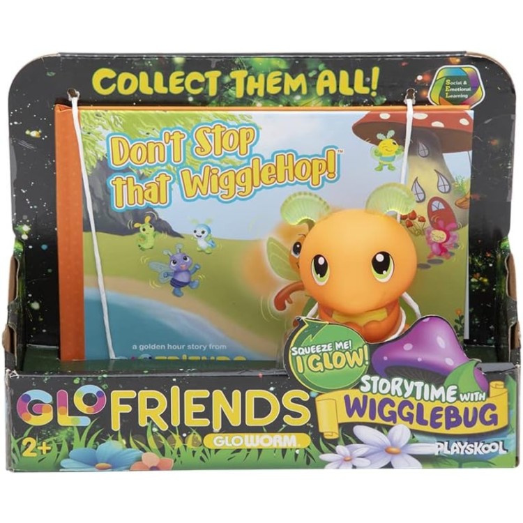 Playskool Glo Friends Wigglebug Don't Stop That Wigglehop Story Pack