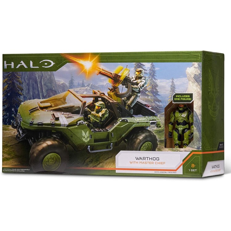 Halo Warthog With Master Chief Figure