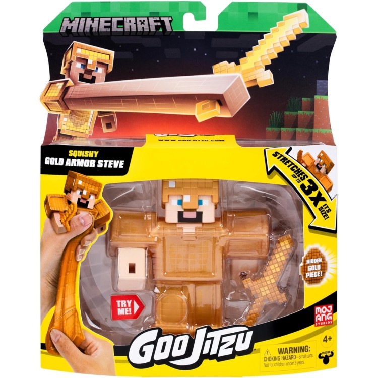 Heroes of Goo Jit Zu Minecraft - Gold Armor Steve