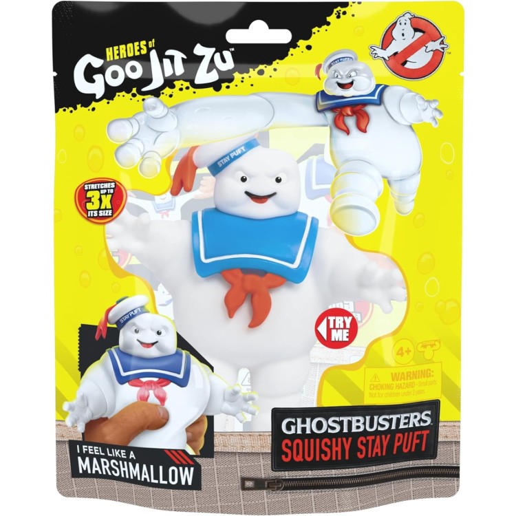 Heroes of Goo Jit Zu Ghostbusters Squishy Stay Puft Marshmallow Man