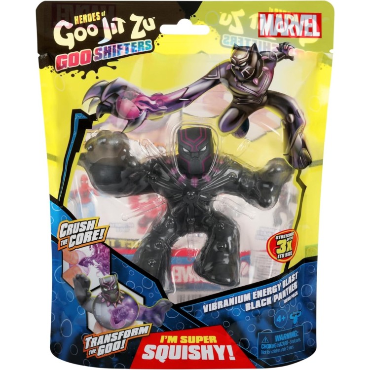 Heroes Of Goo Jit Zu Marvel - Vibranium Energy Blast Black Panther