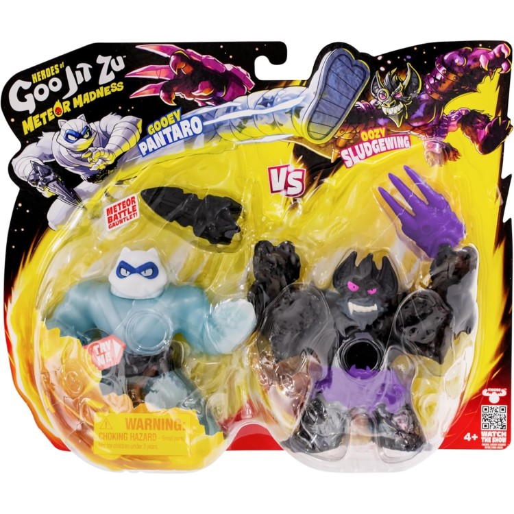 Heroes of Goo Jit Zu Meteor Madness Versus Pack Gooey Pantero vs Oozy Sludgewing