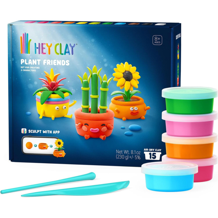 Hey Clay 15 Cans Set - Plant Friends