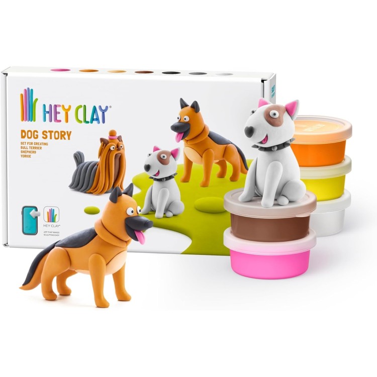 Hey Clay 6 Cans Set - Dog Story