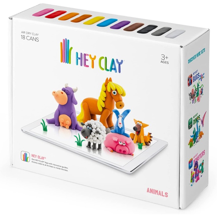 Hey Clay 15 Cans Set - Animals 