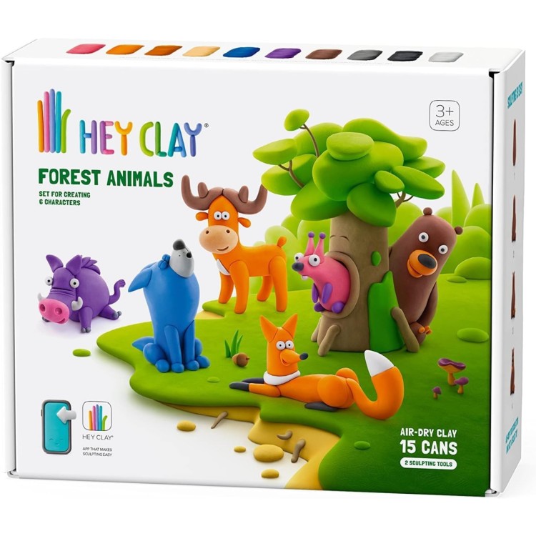 Hey Clay Forest Animals Set