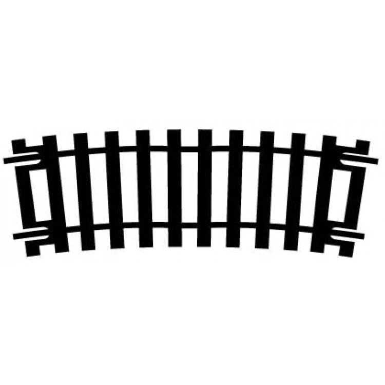 Hornby R643 Half Curve 2nd Radius Track