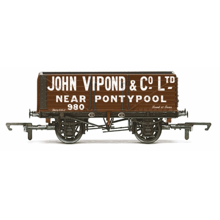 Hornby R6812 7 Plank Wagon John Vipond No.980