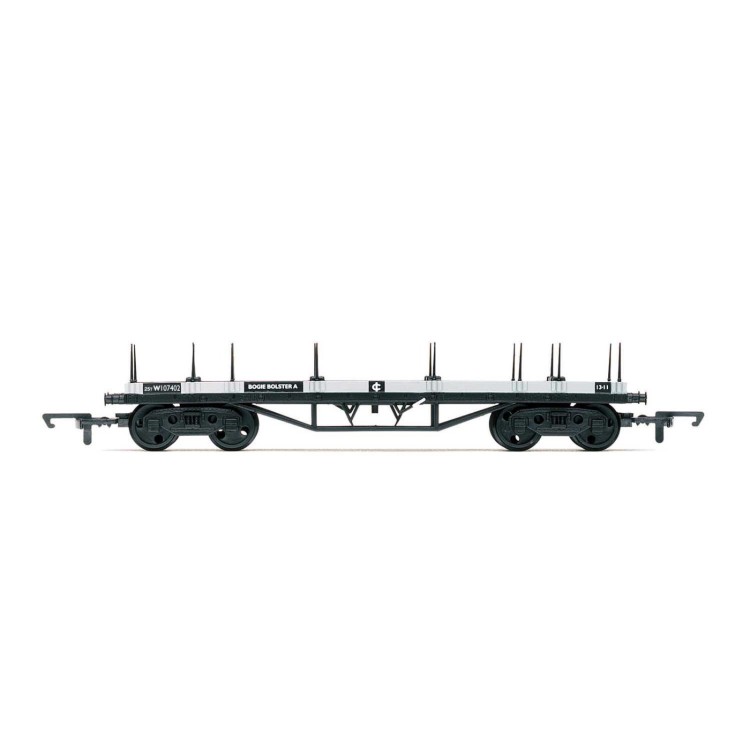 Hornby R6983A BR Macaw Bogie Bolster Wagon