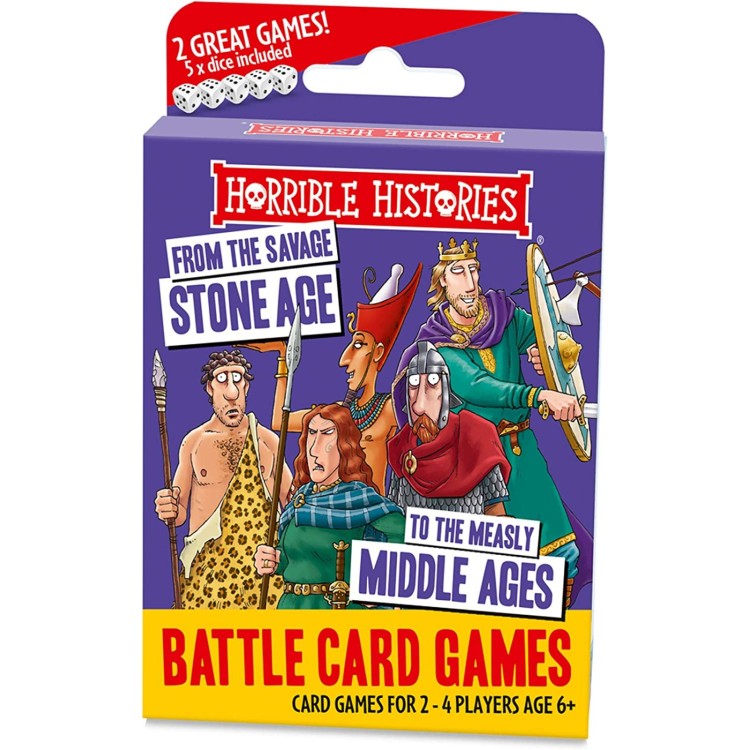 Horrible Histories Battle Card Games Stone Age To Middle Ages