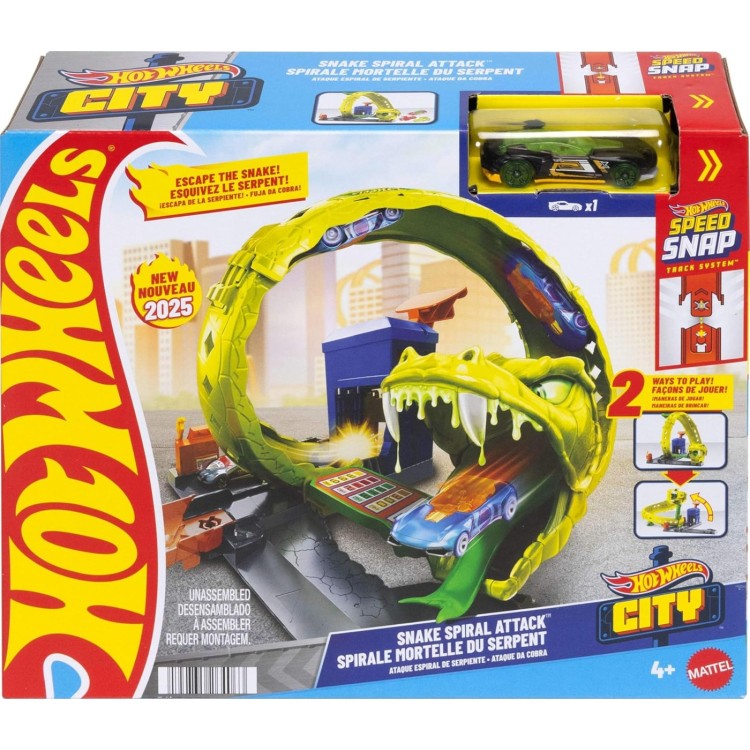 Hot Wheels City Snake Spiral Attack