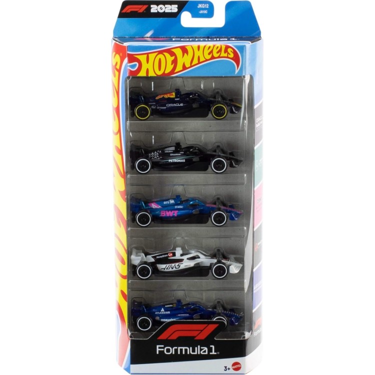Hot Wheels Formula 1 5 Car Gift Pack