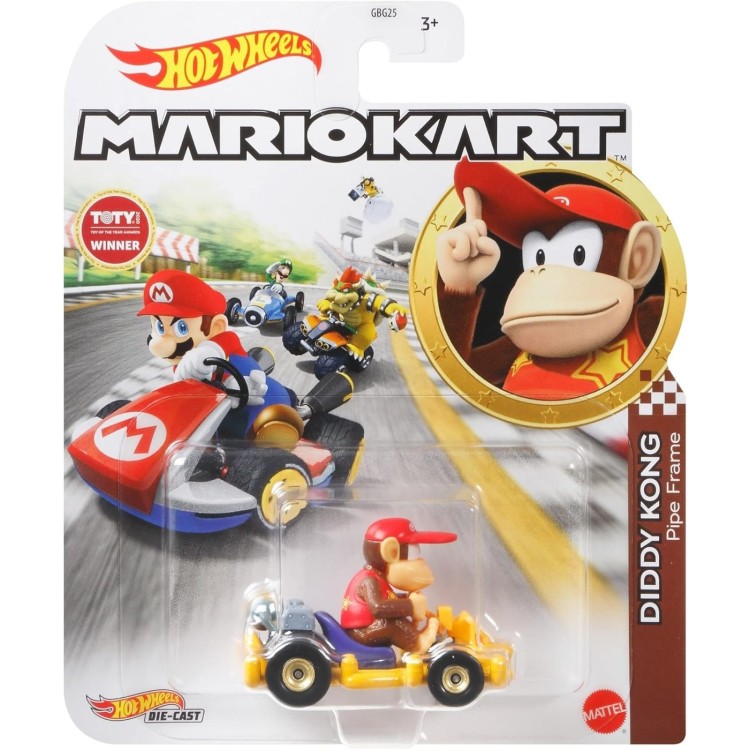 Hot Wheels Mario Kart - Diddy Kong