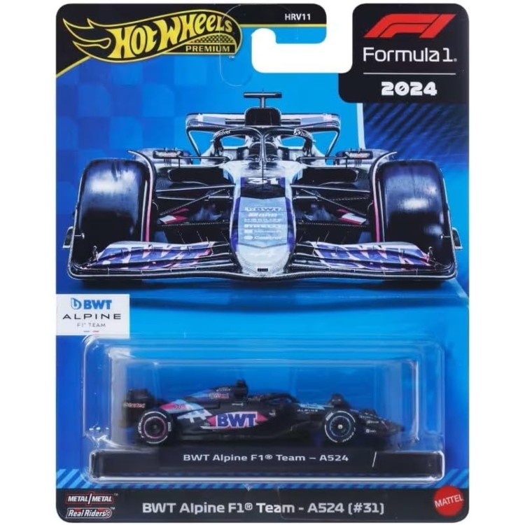 Hot Wheels Premium F1 Car - BWT Alpine F1 Team A524 #31