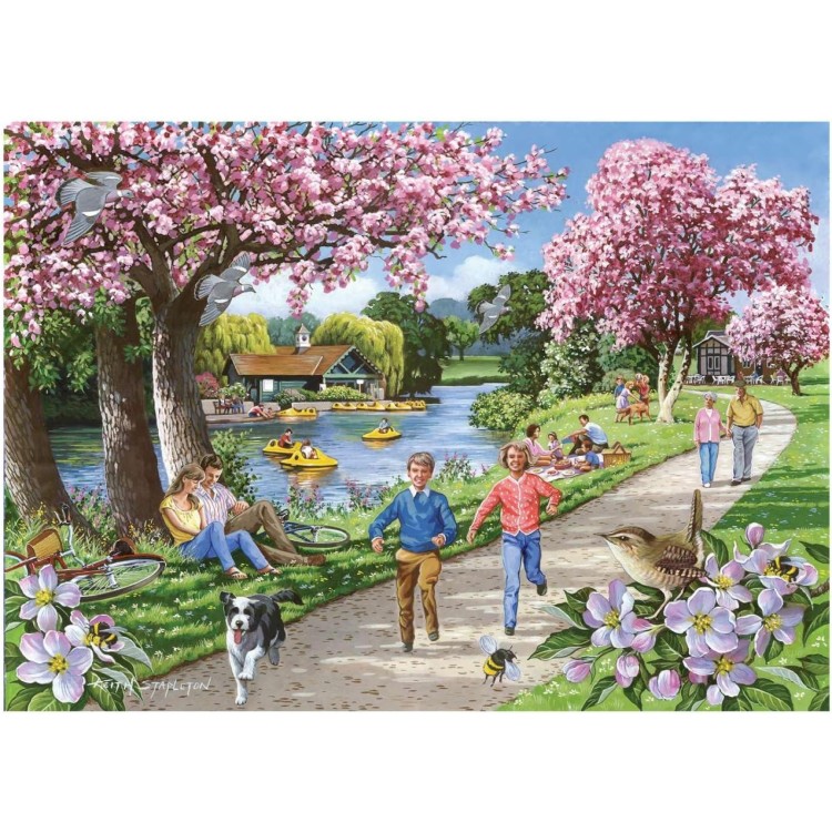 House of Puzzles Apple Blossom Time 1000pc Puzzle