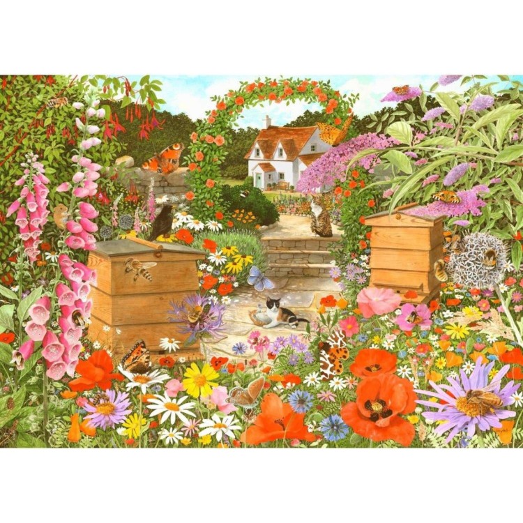 House of Puzzles Bee Happy 1000pc Puzzle