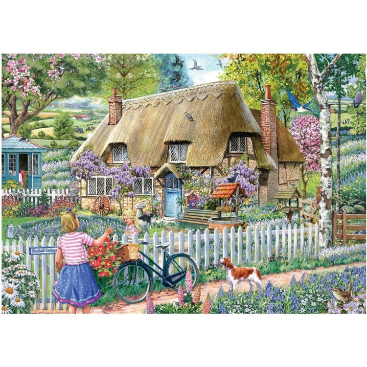 House of Puzzles Bluebell Cottage 1000pc Puzzle