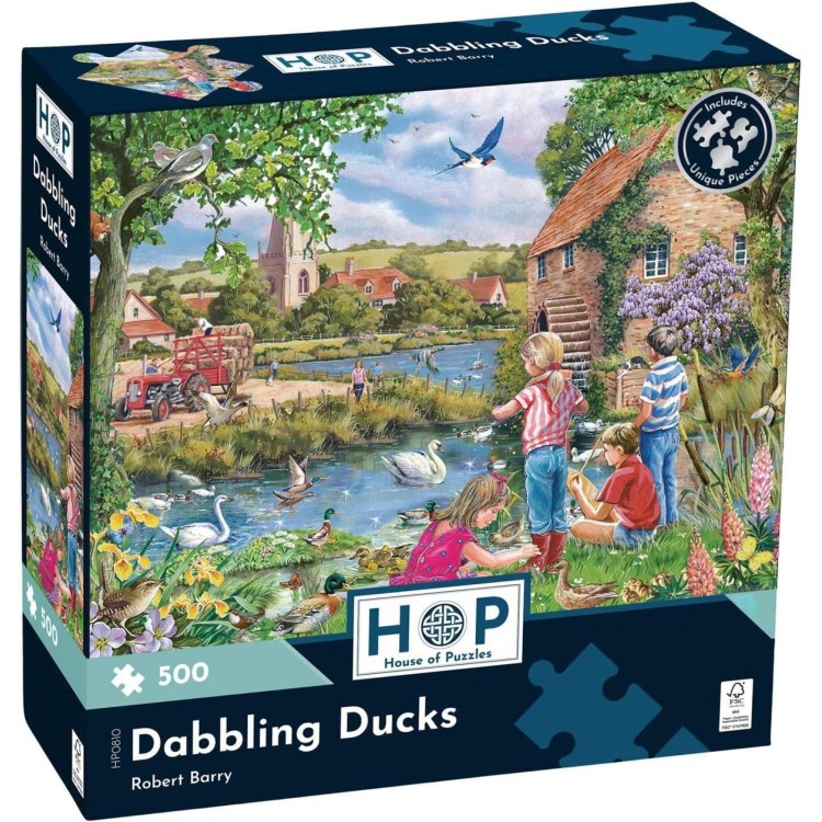 House of Puzzles Dabbling Ducks 500pc Puzzle