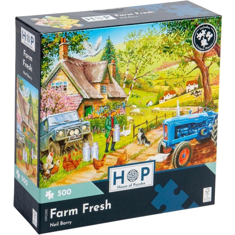 House of Puzzles Farm Fresh 500pc Puzzle