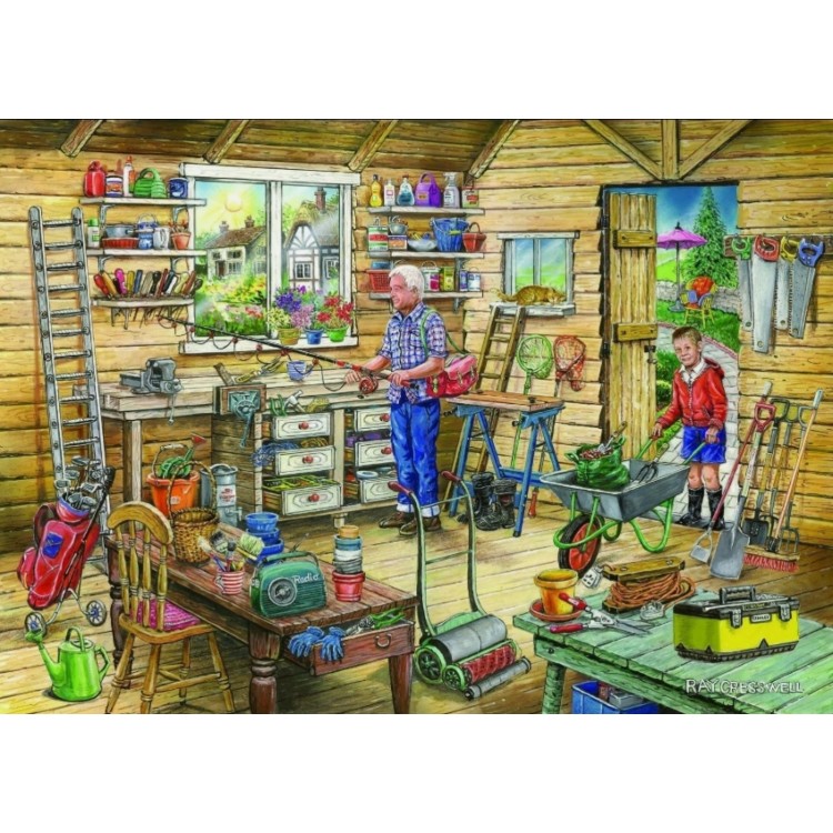 House of Puzzles Fred's Shed 500pc Puzzle