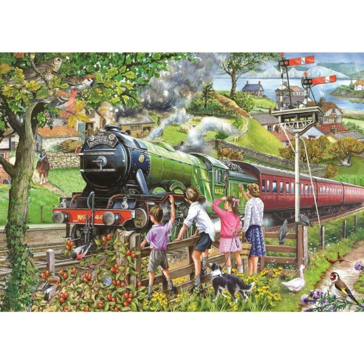 House of Puzzles Full Steam Ahead 1000pc Puzzle