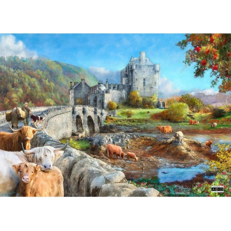 House of Puzzles Highland Morning 1000pc Puzzle