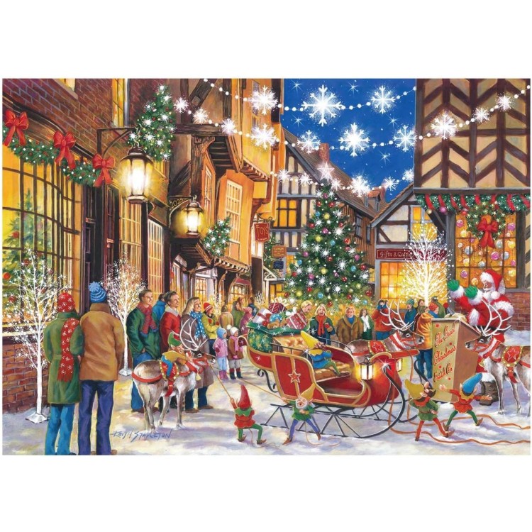 House of Puzzles No.20 Santa Switch On 1000pc Puzzle