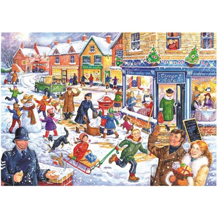 House of Puzzles Out in the Snow BIG 250pc Puzzle
