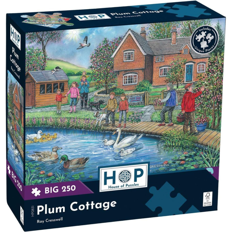 House of Puzzles Plum Cottage BIG 250pc Puzzle
