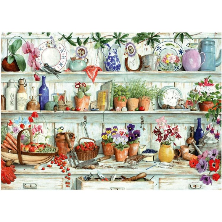 House of Puzzles Posies & Produce 1000pc Puzzle