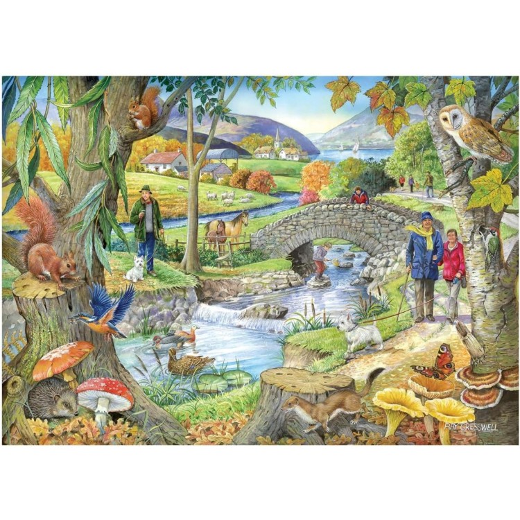 House of Puzzles Riverside Walk Big 250pc Puzzle
