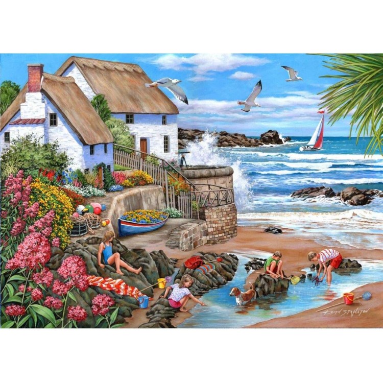 House of Puzzles Seaspray Cottages 1000pc Puzzle