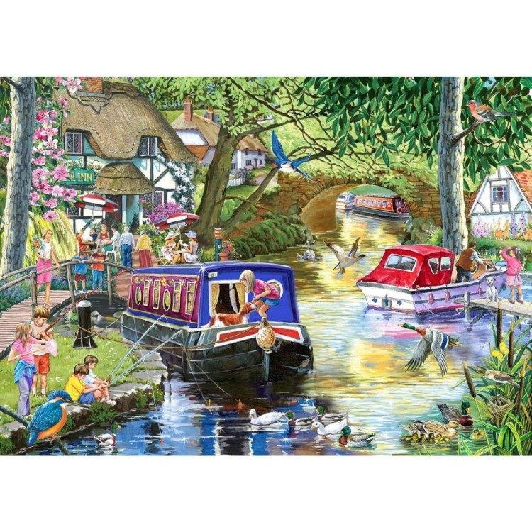 House of Puzzles Summer on the River 1000pc Puzzle