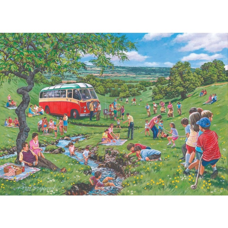 House of Puzzles Sunday Picnic 500pc Puzzle