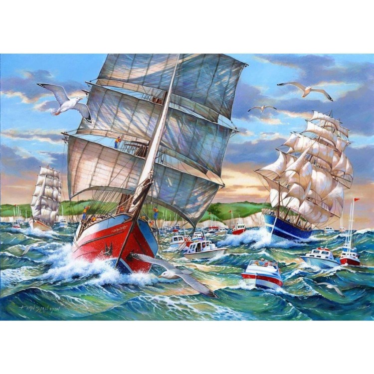 House of Puzzles Tall Ships 1000pc Puzzle